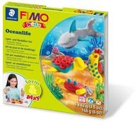 STAEDTLER FIMO kids 8034 Oceanlife Set &ndash; 4 Bl&ouml;cke &agrave; 42 g | Ofenh&auml;rtend,