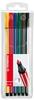 Premium-Filzstift - STABILO Pen 68 - 6er Pack - mit 6 verschiedenen Farben