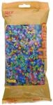 Hama Perlen 205-53 B&uuml;gelperlen Beutel mit ca. 6.000 bunten Midi Bastelperlen...