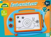 Lena 65696 - Zeichentafel, magische Tafel ca. 20 cm, Zaubermaltafel 2 fach