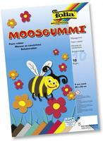 folia 231051 - Moosgummi, 2 mm, ca. 20 x 29 cm, 10 B&ouml;gen, hellgr&uuml;n - ideal f&uuml;r