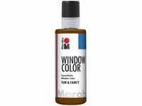 Marabu 04060004045 - Window Color fun & fancy, dunkelbraun 80 ml, Fensterfarbe...