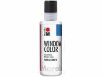 Marabu 04060004070 - Window Color fun & fancy, weiß 80 ml, Fensterfarbe auf
