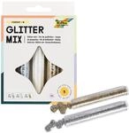 folia 57801 - Glitter Set mit 5 R&ouml;hrchen &agrave; 14 Gramm Glitterpulver - ideal zum