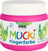 KREUL 23106 - Mucki leuchtkräftige Fingerfarbe, 150 ml in pink, auf...
