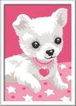 Ravensburger CreArt 29684 - Chihuaha - Malen nach Zahlen Hund f&uuml;r Kinder ab 7 Jahre,
