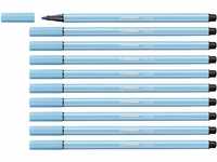 Premium-Filzstift - STABILO Pen 68 - 10er Pack - azurblau