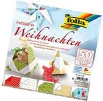 folia 493/1515 - Faltbl&auml;tter Weihnachten, 15 x 15 cm, 80 g/qm, 50 Blatt...