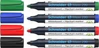 Schneider 129094 Maxx 290 Whiteboard Marker, 4er-Set, schwarz, rot, blau, gr&uuml;n