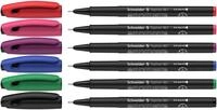 Schneider Topliner 967 Fineliner (Strichst&auml;rke 0,4 mm) 6er Etui sortiert