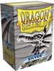 Dragon Shield Sleeves - SILVE - Standard Size Deck Protectors (100 ct) Arcane...