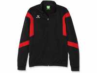 erima Kinder Classic Team Trainingsjacke, schwarz/rot, 128, 107679