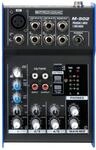 Pronomic M-502 5-Kanal Mischpult mit XLR, 48 V Phantomspeisung, Schwarz