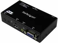 StarTech.com 2 Port VGA + HMDI auf HDMI Konverter Switch / Verteiler mit