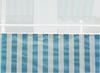 Angerer Balkonbespannung Standard 90 cm Blockstreifen blau/weiß Länge: 8 Meter
