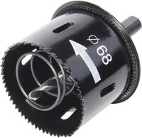 wolfcraft Lochs&auml;ge mit Auswerfer und Randsenker, &Oslash; 68 mm I 2158000 I F&uuml;r