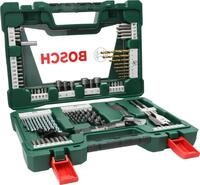 Bosch 83tlg. V-Line Titanium Bohrer und Bit Set (mit LED-Taschenlampe und