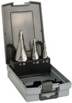 Bosch Professional 3tlg. Stufenbohrer-Set HSS mit 3-Fl&auml;chen-Schaft