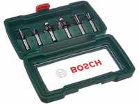 Bosch 6tlg. Hartmetall Fräser Set (für Holz, Ø-Schaft 8 mm, Zubehör...