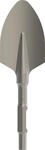 Bosch 1x PRO Hex 30-4C Spatmei&szlig;el, gerundet (f&uuml;r Boden, Schotter, &Oslash; mm,
