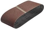 wolfcraft 3 Gewebe-Schleifb&auml;nder 75 x 533 mm I 1920000 I K&ouml;rnung 80 I f&uuml;r...