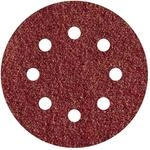 wolfcraft 5 Haft-Schleifscheiben Holz & Metall &Oslash; 125 mm I 2069000 I K&ouml;rnung 40 I