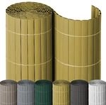 NOOR PVC Sichtschutzmatte Sight - Sichtschutzzaun Bambus 100x300 cm