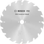 Bosch 1x PRO Construction Wood Robust Kreiss&auml;geblatt f&uuml;r Netz-Tischkreiss&auml;gen