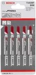 Bosch 5x PRO Plastics PMMA clean T102BF Stichs&auml;geblatt (f&uuml;r Kunststoff, Kunststoff,