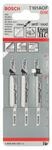 Bosch 3x PRO Hardwood clean T101AOF Stichs&auml;geblatt f&uuml;r Kurvenschnitte (f&uuml;r