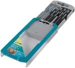wolfcraft Stichs&auml;gebl&auml;tter U-Schaft Set - 10-teilig - 8631000 - f&uuml;r Holz & Metall,