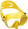 Cressi F1 Maske - Rahmenlose Maske zum Tauchen und Schnorcheln, Gelb,