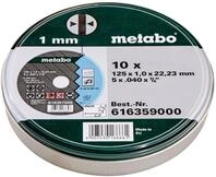 Metabo Trennscheiben SP 125 x 1,0 x 22,23 Inox, TF 41 &ndash; 616359000 &ndash; F&uuml;r die