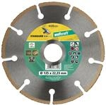 wolfcraft HM-Trennscheibe "Standard" 125 mm f&uuml;r Winkelschleifer - 8370000 -...