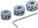wolfcraft Tiefenstopp-Set Universal, 4-tlg. I 2755000 I F&uuml;r tiefenbegrenztes...