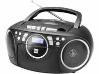 Dual 74827 Kassettenradio mit CD • UKW-Radio • Boombox • CD-Player •...