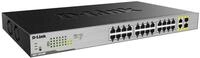 D-Link DGS-1026MP Layer2 PoE+ Gigabit Switch (26-Ports, davon 24 x 10/100/1000...