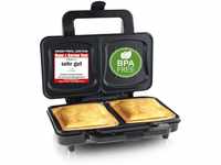 Emerio XXL Sandwichtoaster für alle Toastgrößen geeignet, BPA frei, große