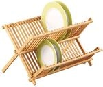 Zeller 25341 Tellerabtropfst&auml;nder 42 x 35 x 27.5 cm, Bamboo