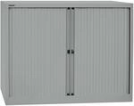 BISLEY Rollladenschrank EuroTambour, 2 Fachb&ouml;den, 2,5 OH, Metall, Sl355