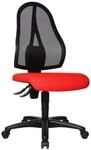 Topstar Open Point P B&uuml;rostuhl, Schreibtischstuhl, Stoff, 58 x 48 x 111 cm, rot