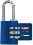ABUS Zahlenschloss 145/20 Blau - Kofferschloss, Spindschloss u. v. m. -