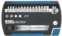 Wiha XLSelector Torsion 17-teilig/Gemischtes Schrauberbit-Set mit Bitratsche...