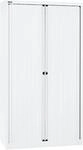 BISLEY Rollladenschrank EuroTambour, 4 Fachb&ouml;den, 5 OH, Metall, Pww696