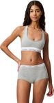 Calvin Klein Damen BH Bralette Unlined Sport, Grau (Grey Heather), L