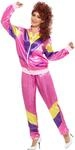 Smiffys 80s Height of Fashion Shell Suit Costume, Pink Halloween und Karneval
