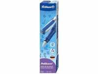 Pelikan 802901 Füllhalter Pelikano für Rechtshänder, M-Feder, Blau, 1 Stück...