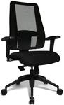 TOPSTAR SITNESS Lady Sitness Deluxe B&uuml;rostuhl schwarz | Made in Germany 
