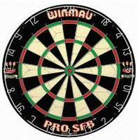 WINMAU Pro SFB Profi-Dartscheibe, Stiftfreies Bullseye, Turnier & Verein
