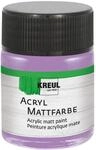 KREUL 75533 - Acryl Mattfarbe, flieder im 50 ml Glas, cremig deckende,